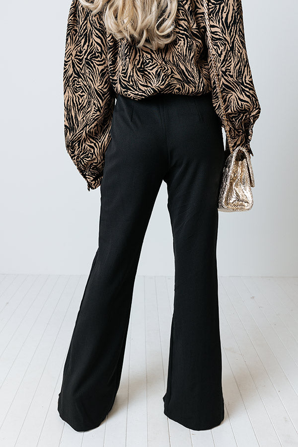 Never Stray High Waist Pants In Black Image - 3