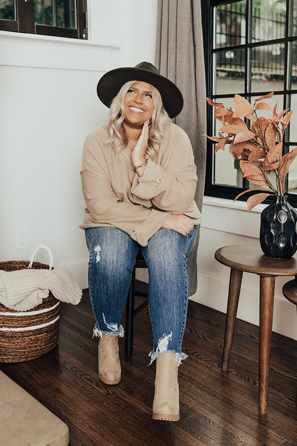 Risen The Dakota Midrise Distressed Skinny Curves Image - 2