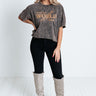World Tour Mineral Wash Graphic Tee in Blush Image - 1