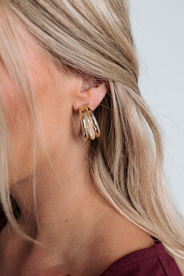 Honor Your Love Hoop Earrings Image - 2