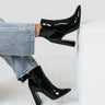 The Eldora Patent Bootie In Black Image - 1