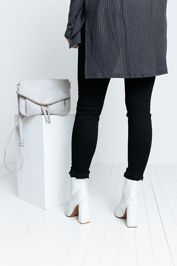 The Eldora Snake Print Bootie Image - 3