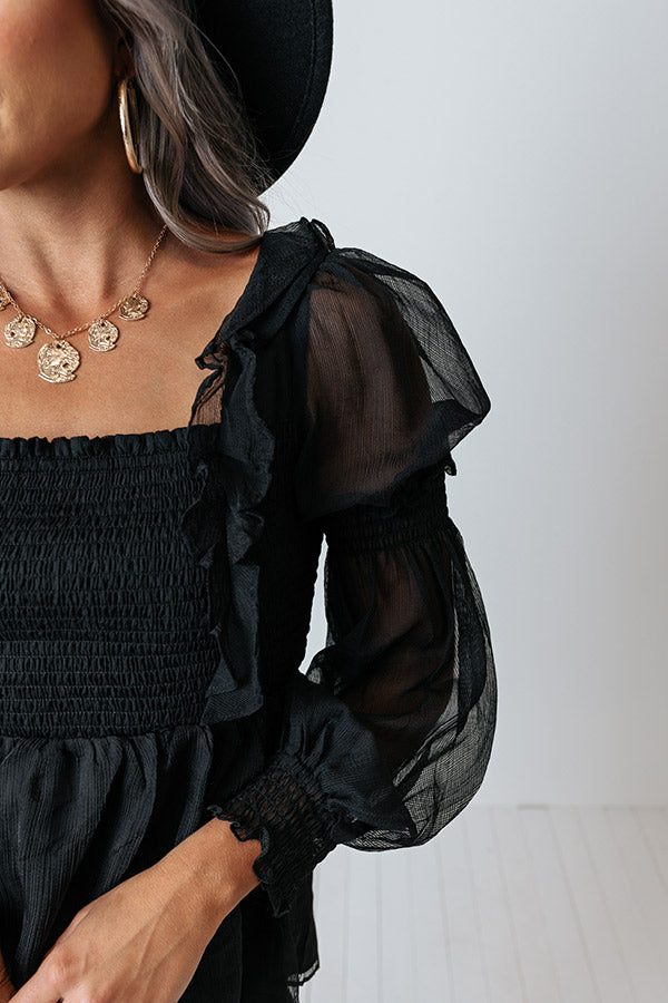 Compliments Everywhere Smocked Top Image - 2