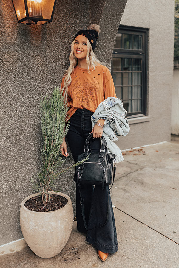 KanCan The Jacob High Waist Flare In Black Image - 5