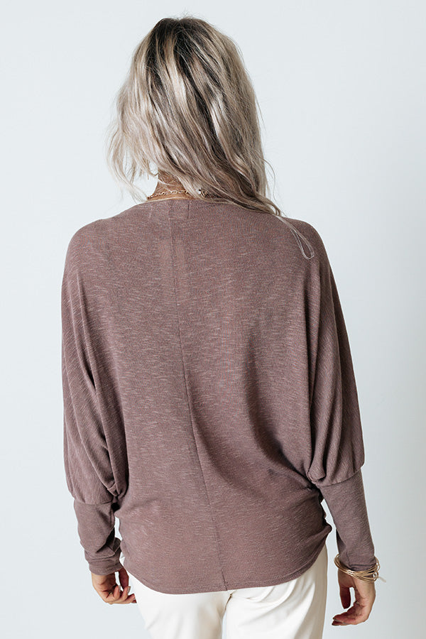 Park Slope Shift Top In Dusty Purple Image - 5
