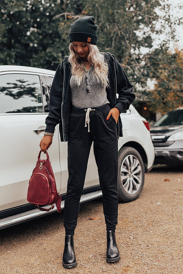 Trailside Talks Joggers In Black Image - 1