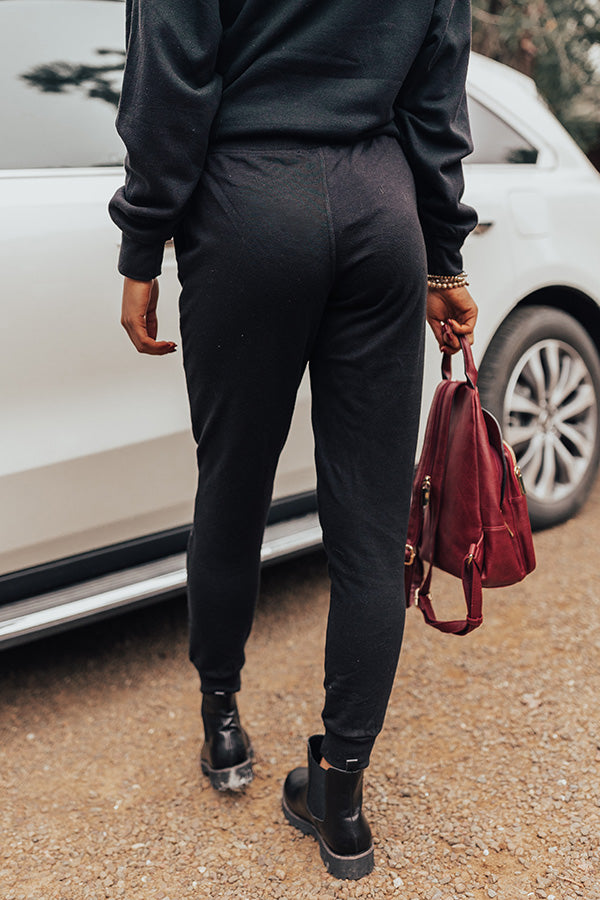 Trailside Talks Joggers In Black Image - 4