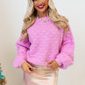 Ridgeway Knit Sweater In Light Pink Image - 1