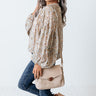 The Bellatorra Faux Leather Crossbody In Birch Image - 1
