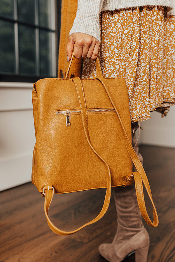 Writers Retreat Faux Leather Backpack • Impressions Online Boutique