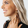 Chic Sweetheart Earrings In Iced Mocha Image - 1