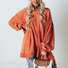 Tres Cozy Oversized Sweatshirt In Pumpkin Image - 1