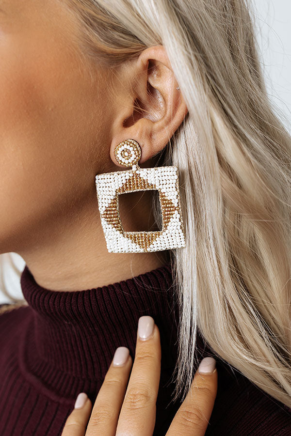 Cheery Mood Beaded Earrings Image - 2