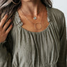 Serving Up Sass Necklace In Beige Image - 1