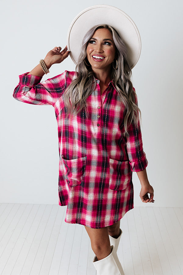 Deciding Factor Plaid Dress Image - 4
