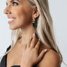 Stay Near To Me Earrings In Emerald Image - 1