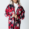 Happy Harvest Plaid Coat In Red Image - 1