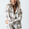 Cue The Cool Down Plaid Pullover Image - 1