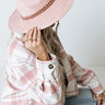 Sweet Glance Fedora In Pink Image - 1