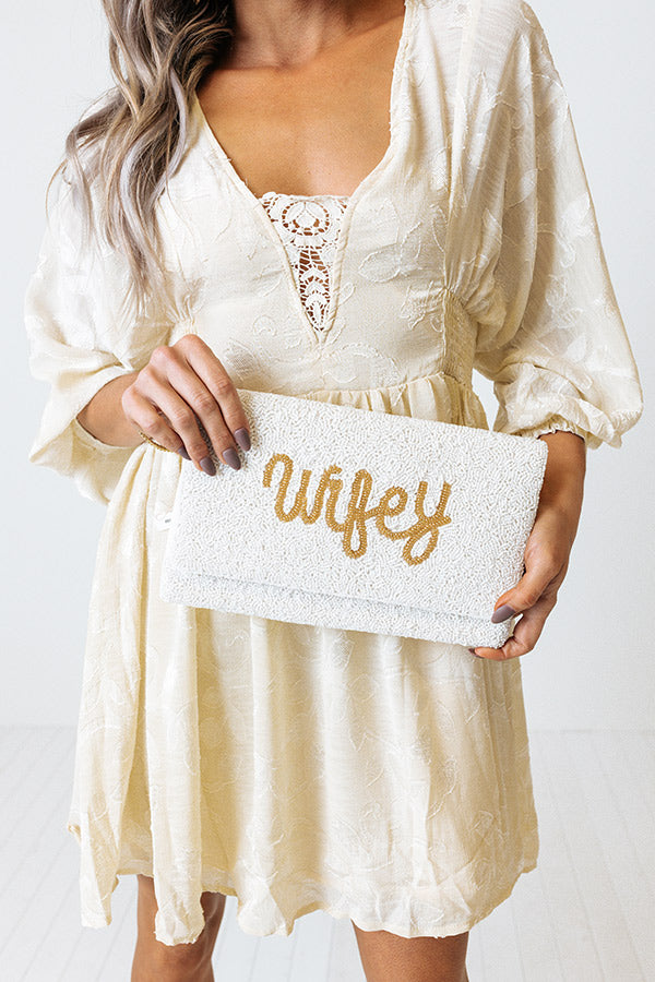 Wifey Beaded Clutch Image - 2
