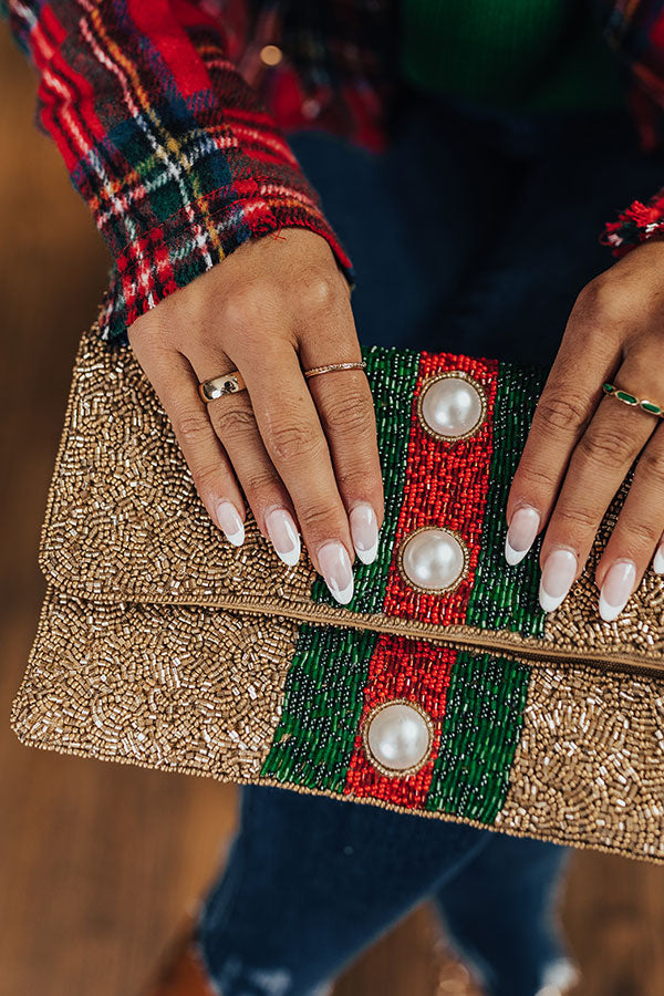 Counting Favors Beaded Clutch Image - 3