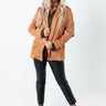 The Misten Satin Blazer In Copper Image - 1