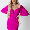 Say Less Dress In Fuchsia Image - 1