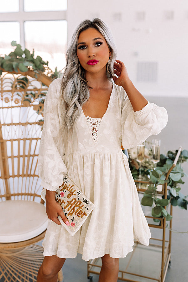 Confidence On Speed Dial Dress In Cream Image - 1