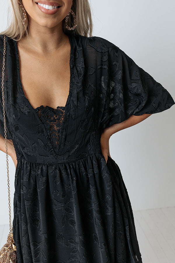 Confidence On Speed Dial Dress In Black Image - 3