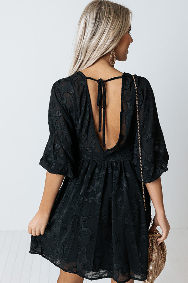 Confidence On Speed Dial Dress In Black Image - 5