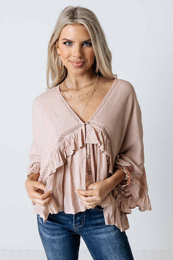 Swapping Notes Babydoll Top Image - 1