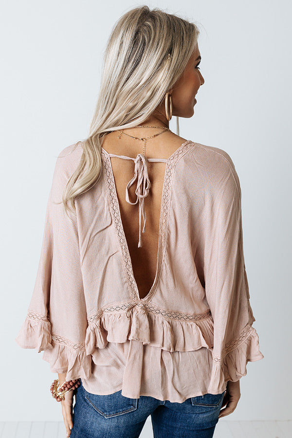 Swapping Notes Babydoll Top Image - 2