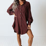 Latte Kinda Day Dress In Windsor Wine Image - 1