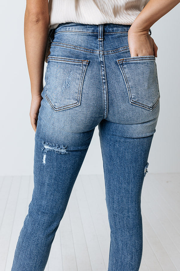 Risen The Starling High Waist Distressed Skinny Image - 5