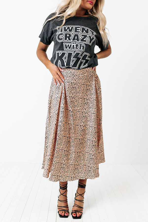 The Envy Cheetah Print Skirt