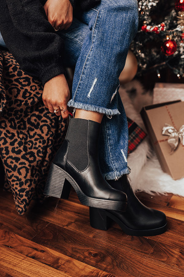 The Striker Faux Leather Bootie Image - 2