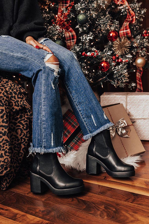 The Striker Faux Leather Bootie Image - 1