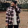 Latte Sips Plaid Jacket Curves Image - 1