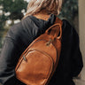 Travel Buddy Faux Leather Backpack In Brown Image - 1