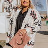Cuddly Cues Cable Knit Cardigan Curves Image - 1