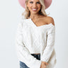 Sweeter With Time Knit Crop Sweater Image - 1