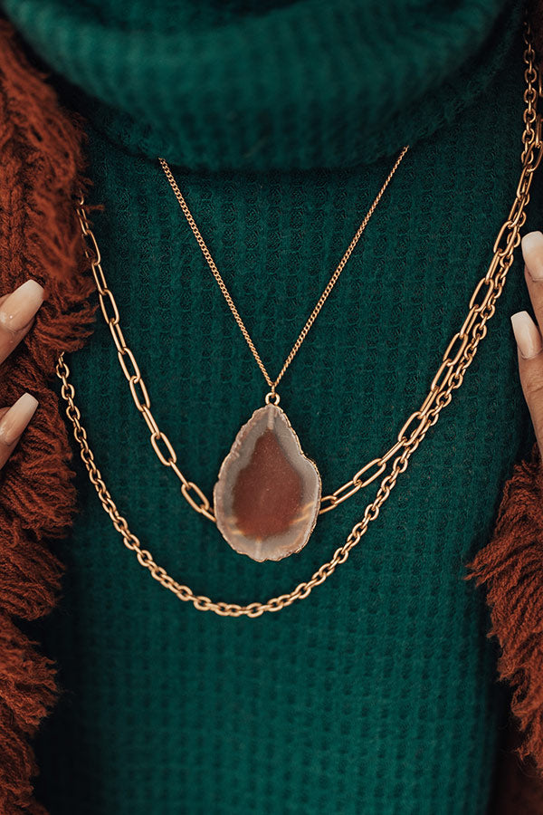 Cocktails And Music Layered Necklace Image - 2