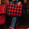 Off The Record Plaid Tote Image - 1
