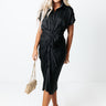 Runway Reserved Satin Midi In Black Image - 1
