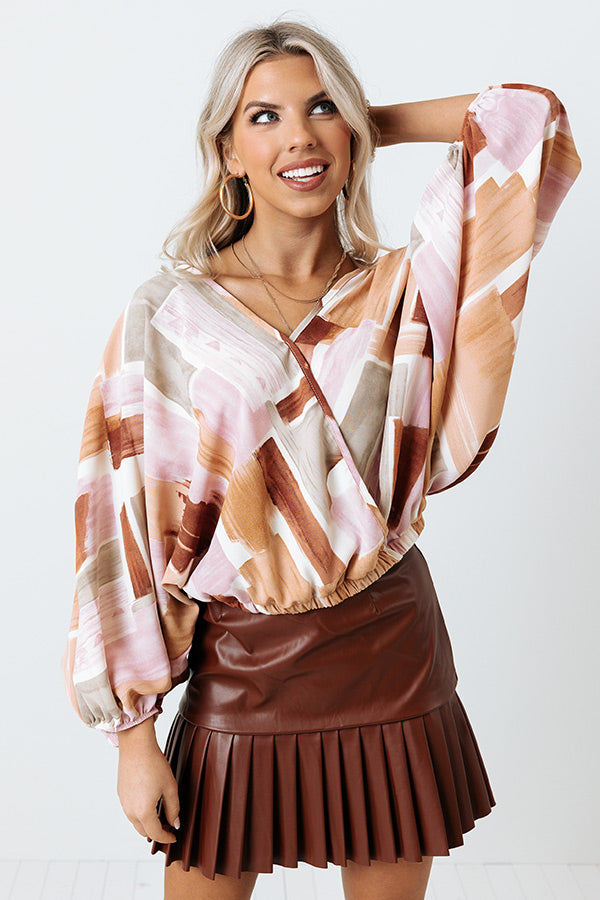 Fashion Haul Top in Iced Latte Image - 1