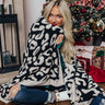 Cozy And Cute Leopard Blanket In Black Image - 1