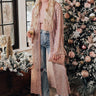 Love Songs On Repeat Sequin Duster In Pink Image - 1