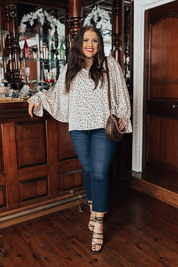 Sweeter With Time Leopard Shift Top in Ivory Curves Image - 3