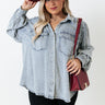Always Down To Chill Chambray Top Curves Image - 1
