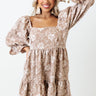 Lovely Little Tune Dress in Warm Taupe Image - 1